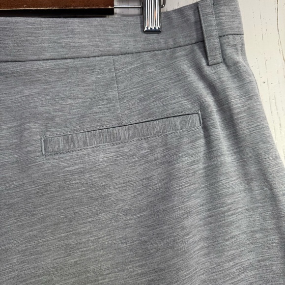 Callaway Mens Heather Gray Flat Front Casual Golf Shorts Classic Pockets Summer - Picture 8 of 13